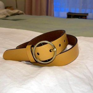 Abercrombie & Fitch 100% Genuine Leather Women's Belt, Tan,  US M